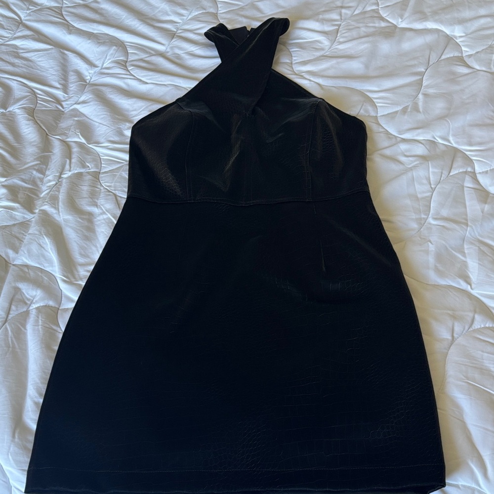 Elegant Black velvet Dress